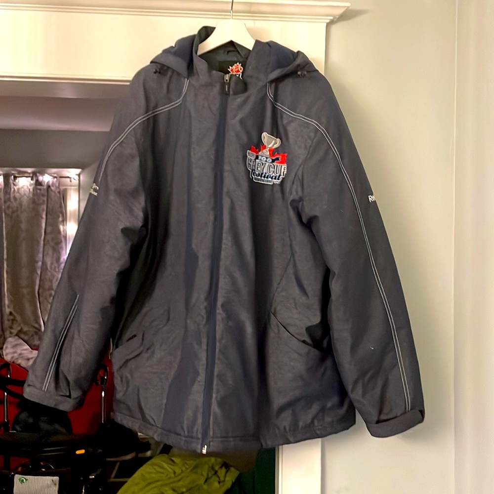 XL Grey 100th CFL Grey Cup Festival Coat